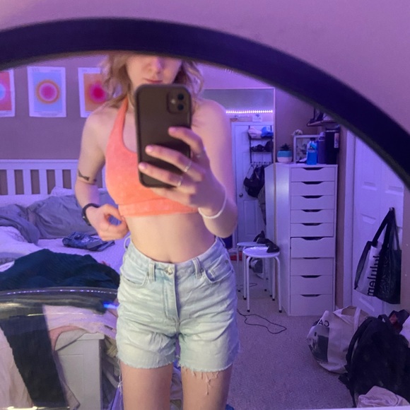 American eagle high waisted jean shorts - Picture 6 of 10